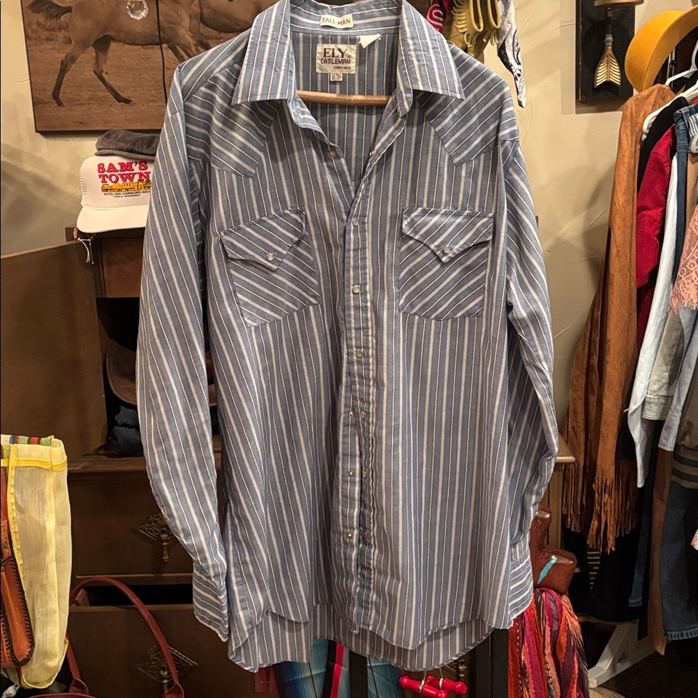 Ely Cattleman Vintage Pearl Snap